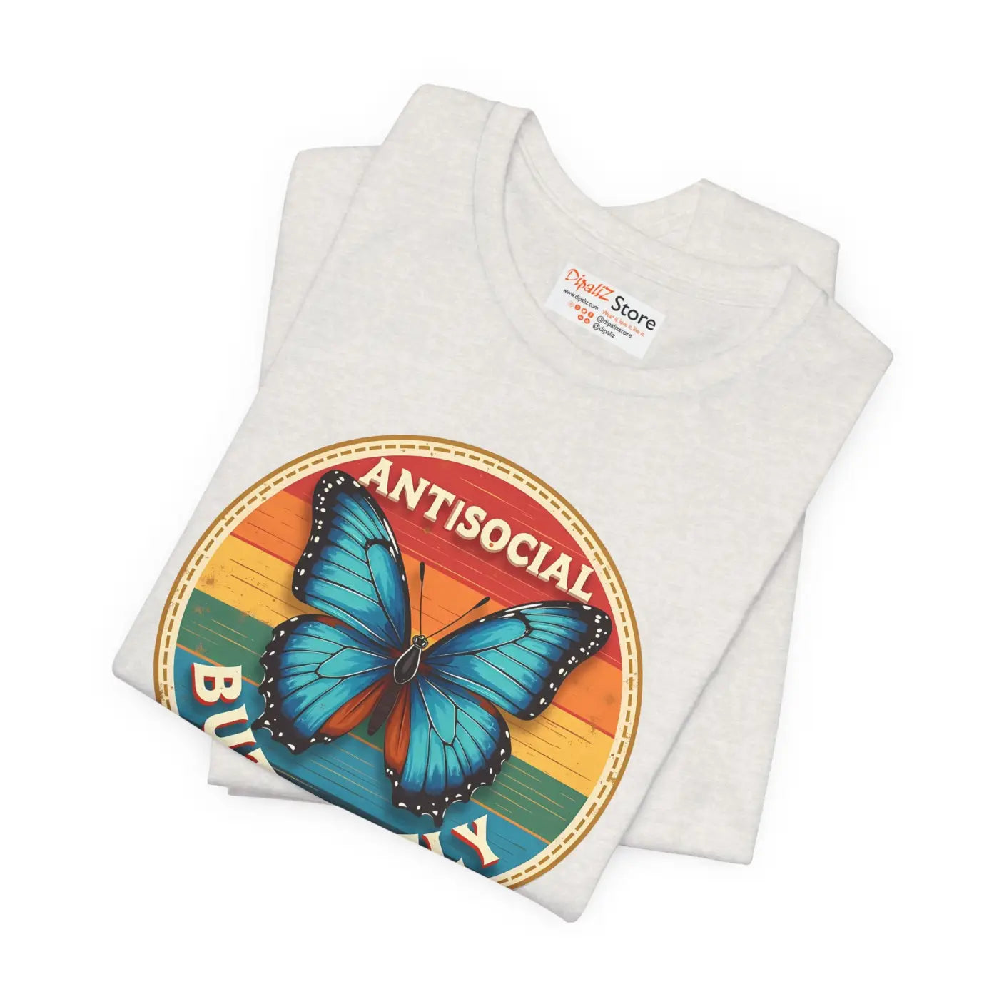Anti Social Butterfly Unisex Jersey Short Sleeve Tee - DipaliZ