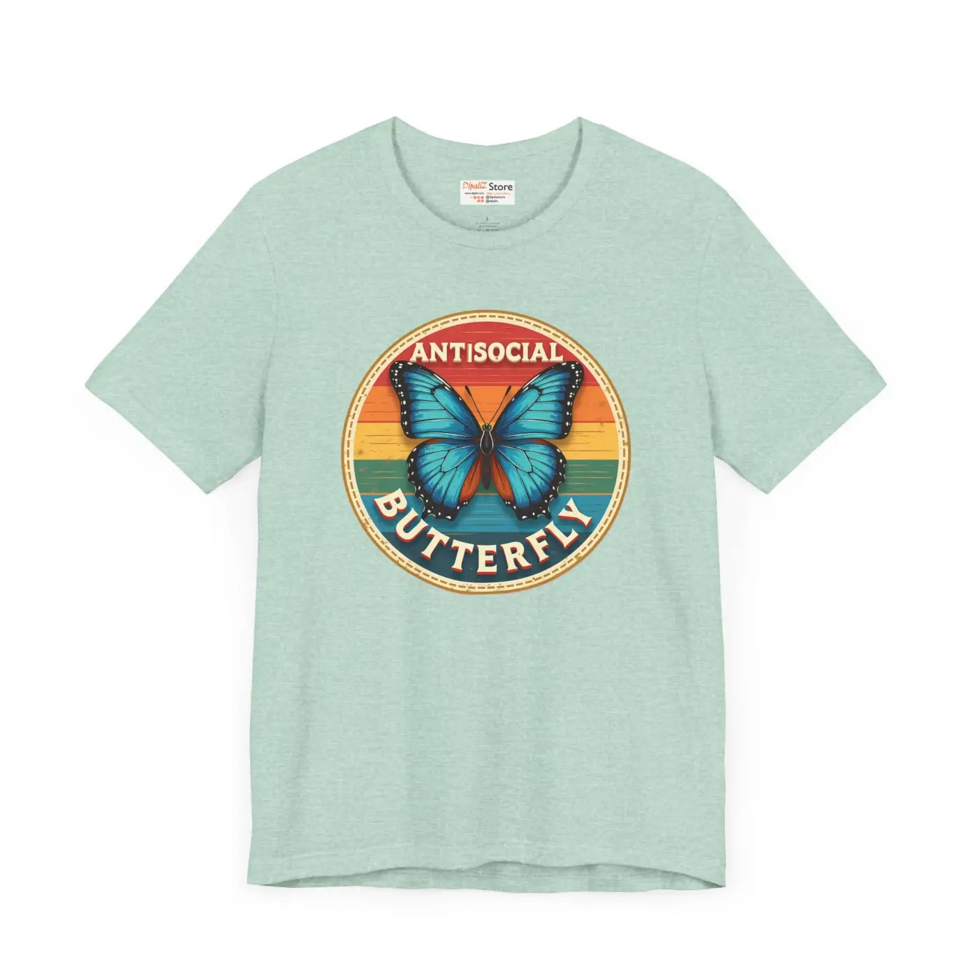 Anti Social Butterfly Unisex Jersey Short Sleeve Tee - DipaliZ