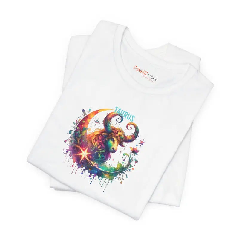 Taurus Zodiac Sign Jersey Short Sleeve Tee - Unisex - DipaliZ