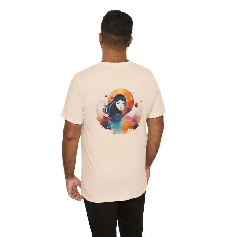 Unisex Jersey Short Sleeve Tee - Virgo Zodiac Design - DipaliZ