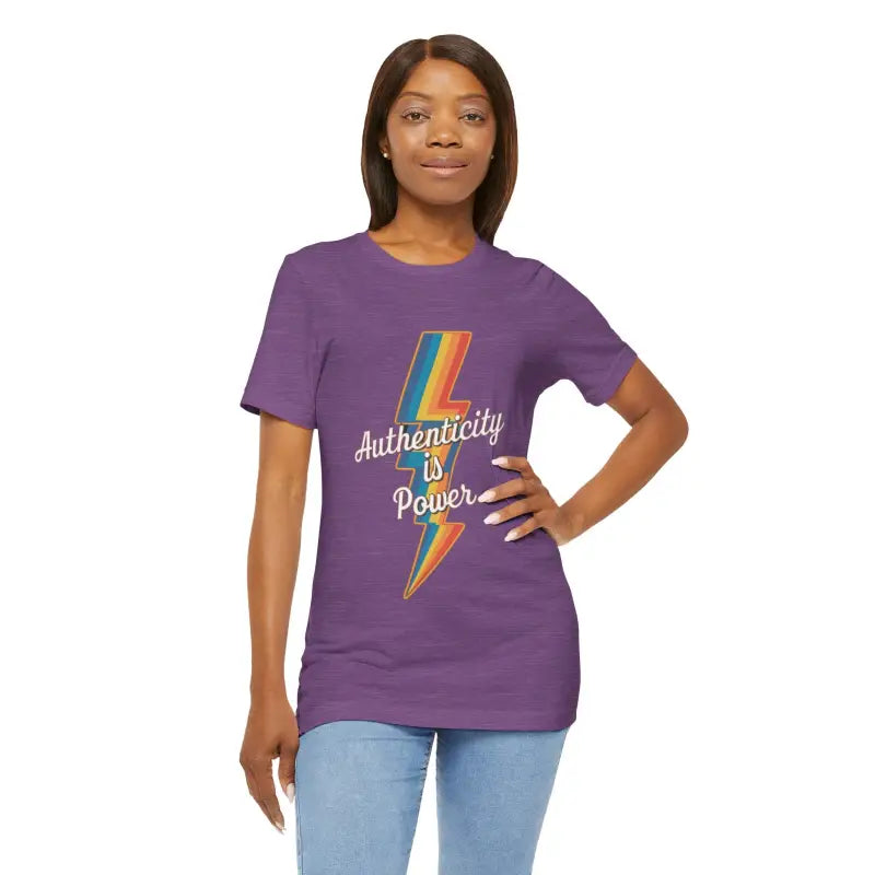 Unisex Jersey Tee - Ribbed Knit Collar and Long-Lasting Prints - DipaliZ