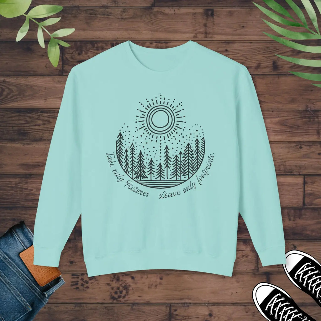 Lightweight Crewneck Sweatshirt - Nature Lovers Unisex - DipaliZ
