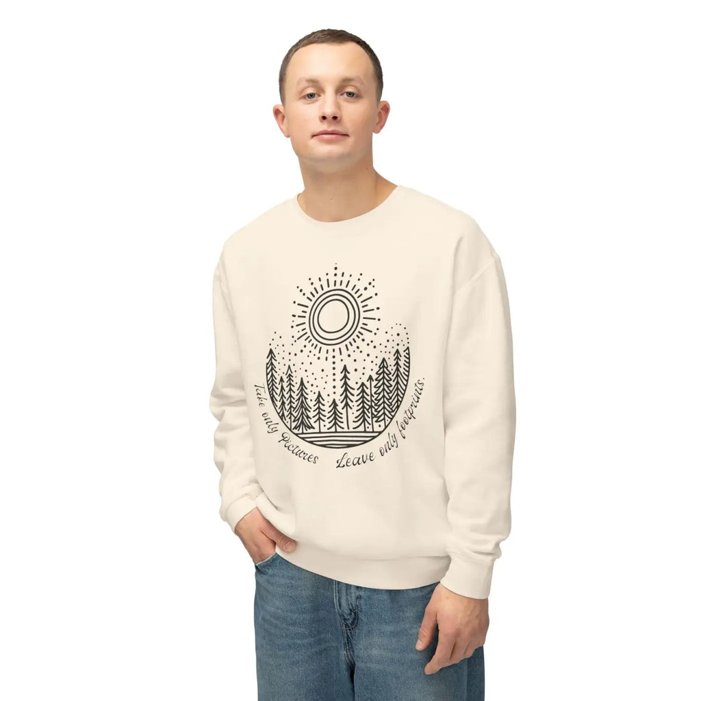 Lightweight Crewneck Sweatshirt - Nature Lovers Unisex - DipaliZ