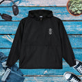 Vibrant Packable Anorak - Stay Dry Orange Windbreaker - DipaliZ