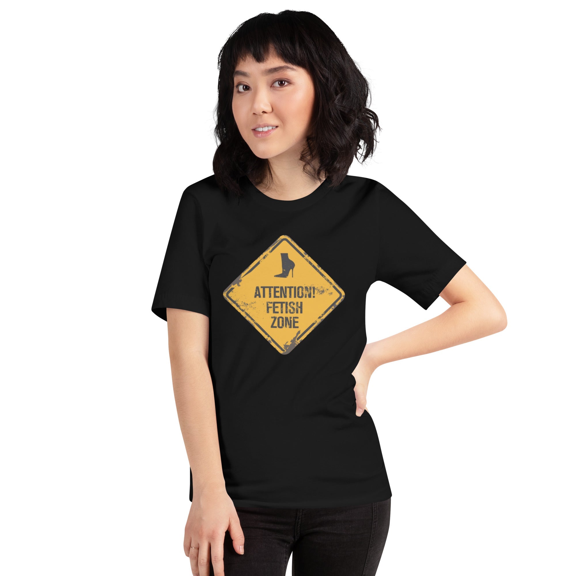 Attention Fetish Zone Short-Sleeve Unisex T-Shirt