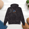 Color Burst Hoodie - Sunset Orange Spiral - DipaliZ