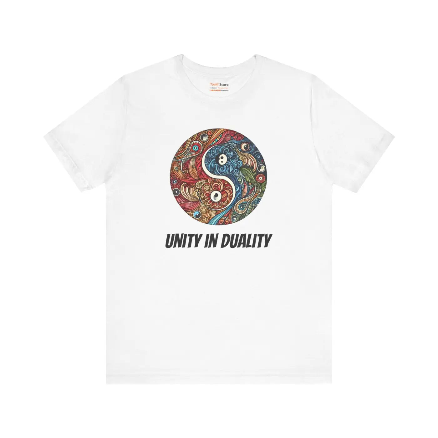 Yin Yang Unisex Tee - Comfort and Style - DipaliZ