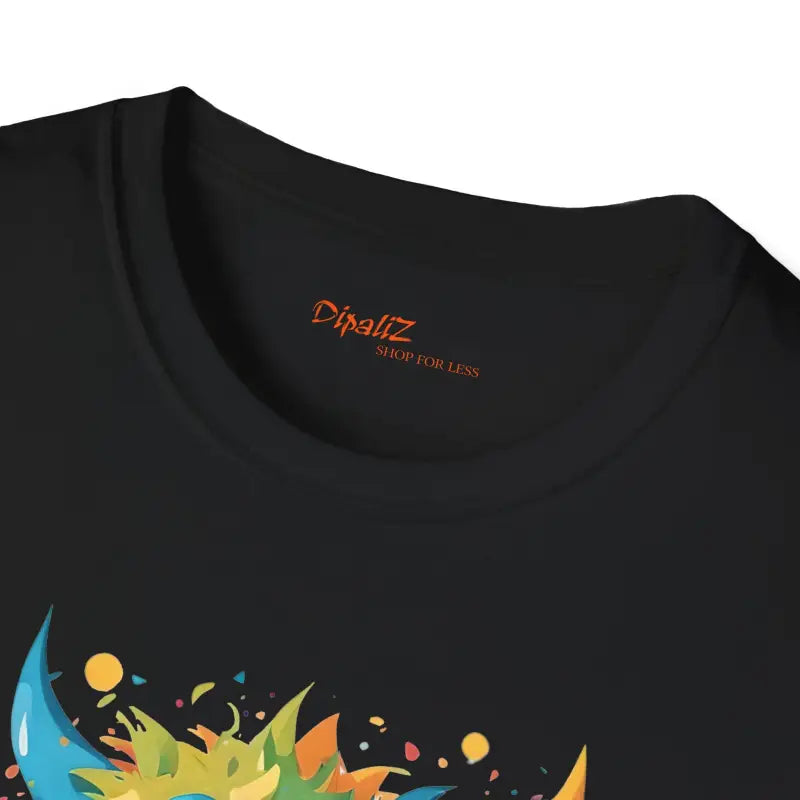 Cute Colorful Monster Softstyle T Shirt - Cotton Tee - DipaliZ