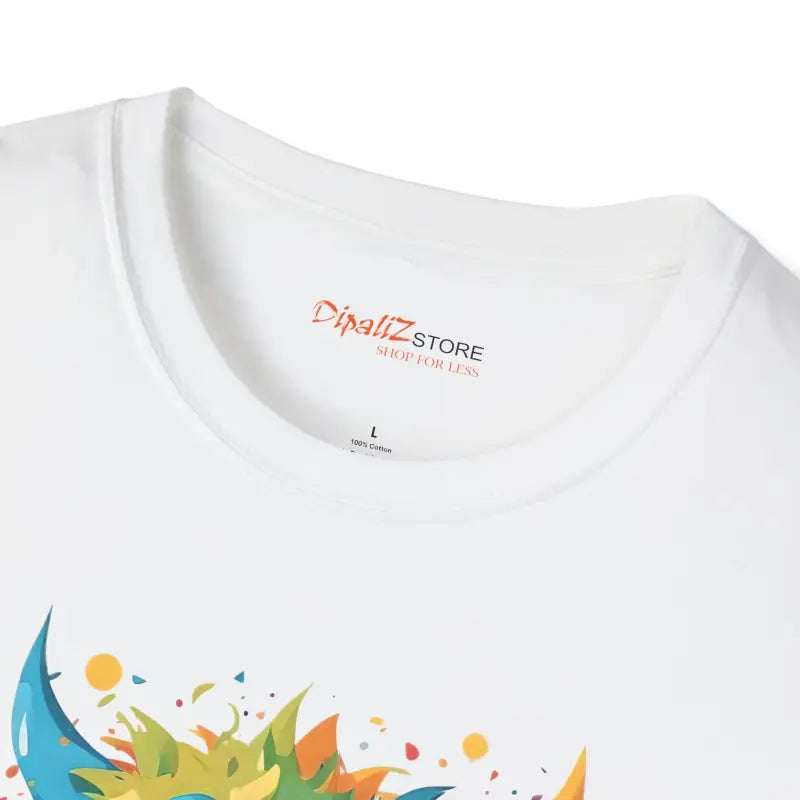 Cute Colorful Monster Softstyle T Shirt - Cotton Tee - DipaliZ