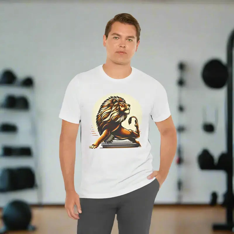 Lion Yoga Short Sleeve Tee - Warrior Performance - DipaliZ