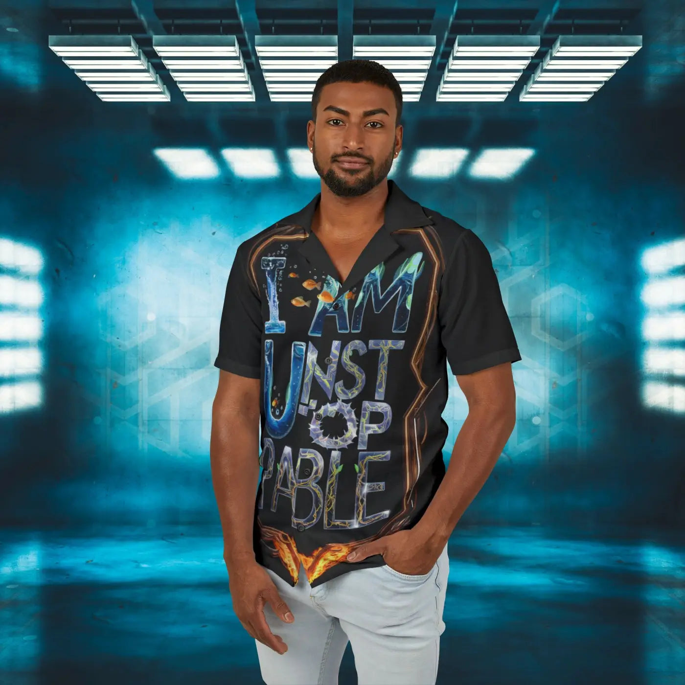 Unstoppable Hawaiian Camp Shirt - Bold Summer Style - DipaliZ