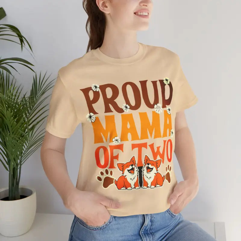 Dog Mom Jersey Tee - Comfort and Style - DipaliZ