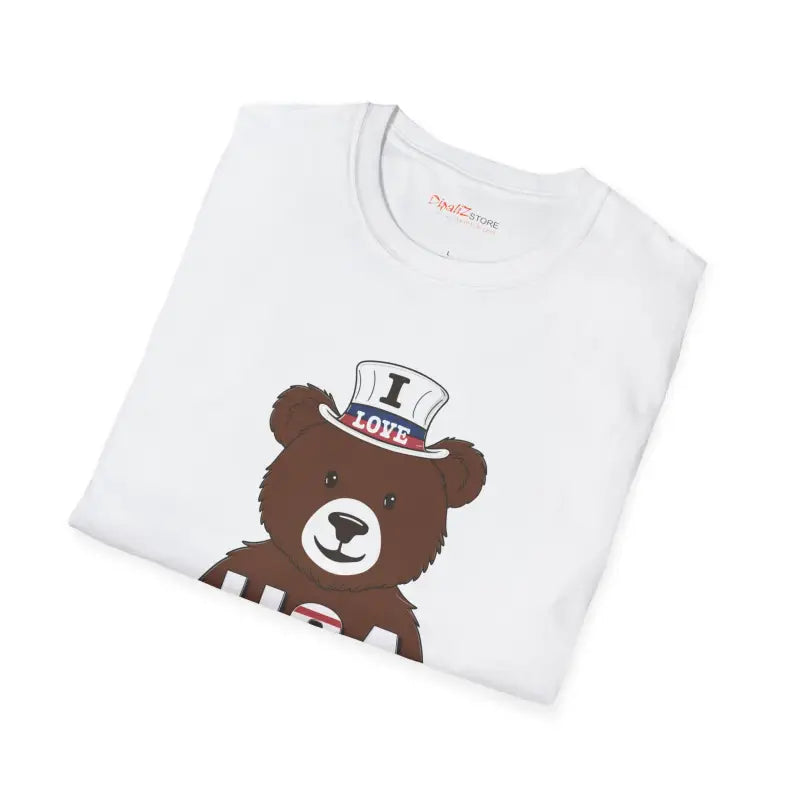 Independence Day Tee - Bear with USA Pride Design - DipaliZ