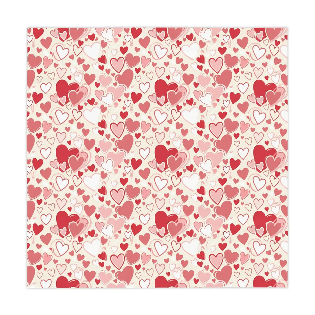Heart Pattern Tablecloth - Affordable Joy in Durable Polyester - DipaliZ