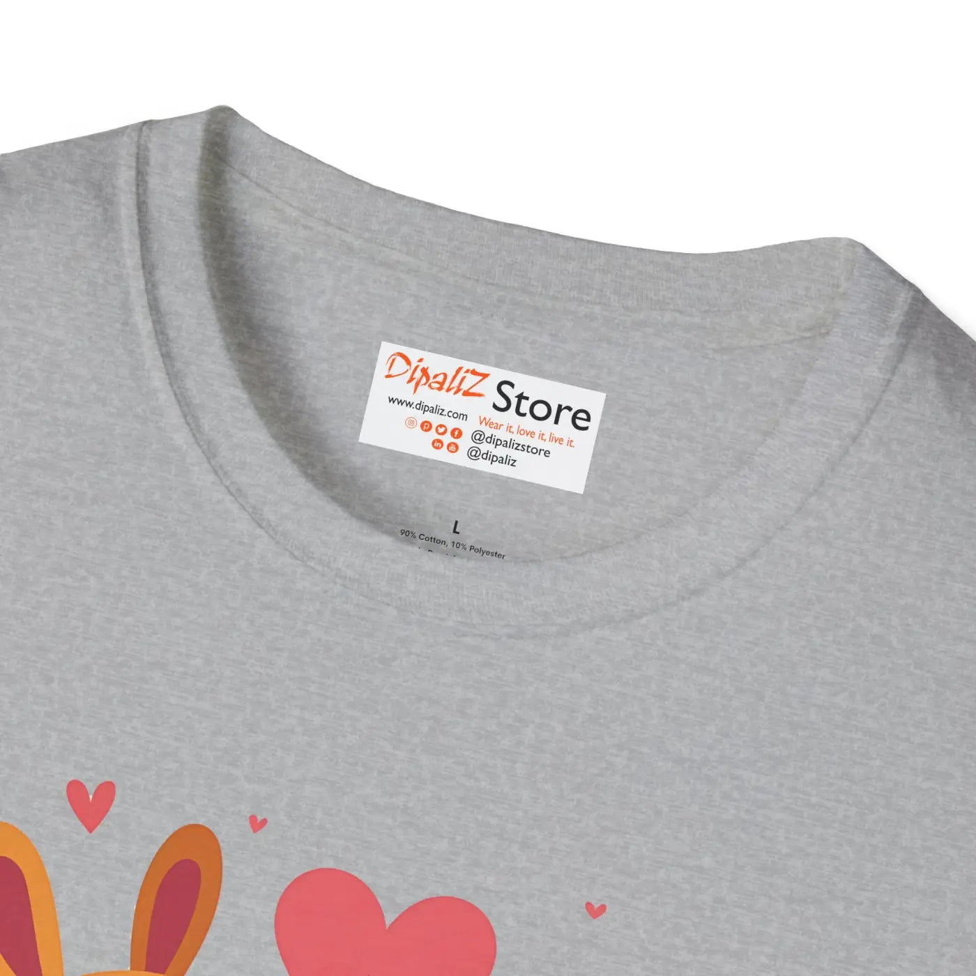 Adorable Valentine's Day Dogs Unisex Tee for Dog Lovers - DipaliZ