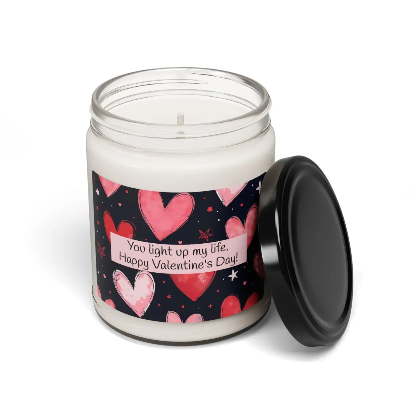 Scented Soy Candle - Valentine's Day Home Decor - DipaliZ