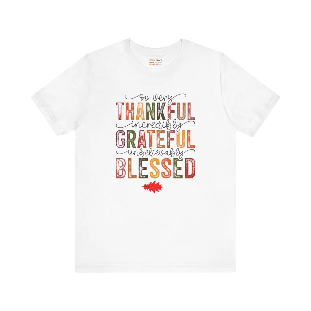 Thankful Vibes Unisex Tee - Soft Cotton Comfort - DipaliZ
