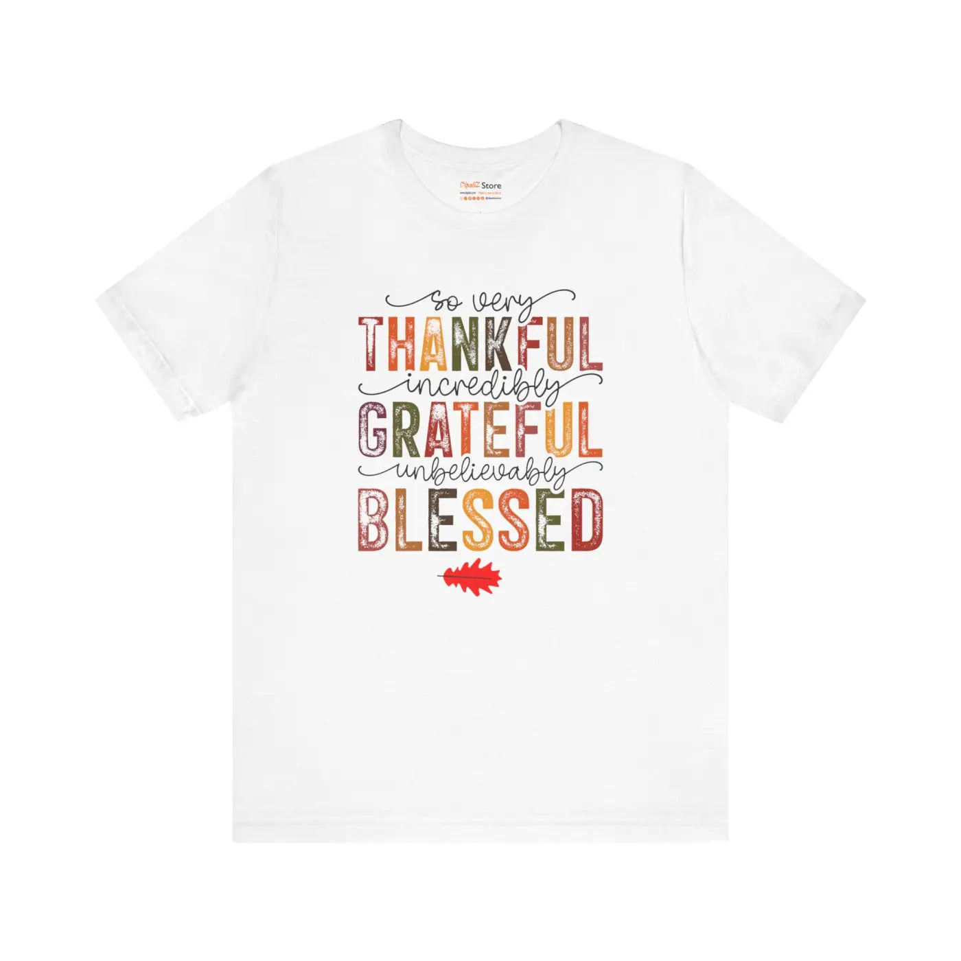 Thankful Vibes Unisex Tee - Soft Cotton Comfort - DipaliZ