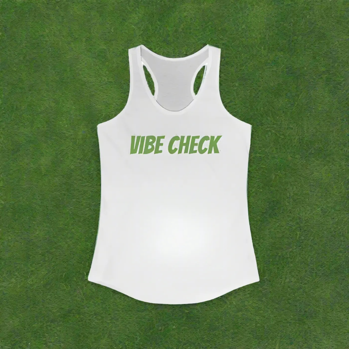 Ultimate Vibe Check Racerback Tank - Sporty Elegance - DipaliZ