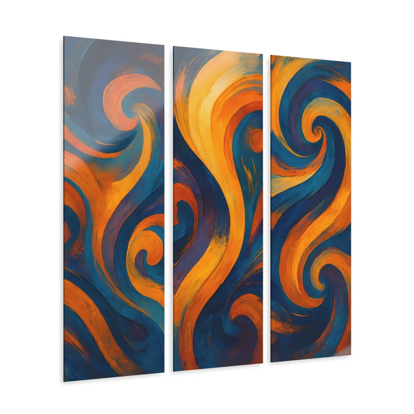 Vibrant Abstract Acrylic Modern Wall Art - Colorful Art Set - DipaliZ