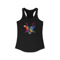 Vibrant Abstract Racerback Tank - Women's Activewear - DipaliZ