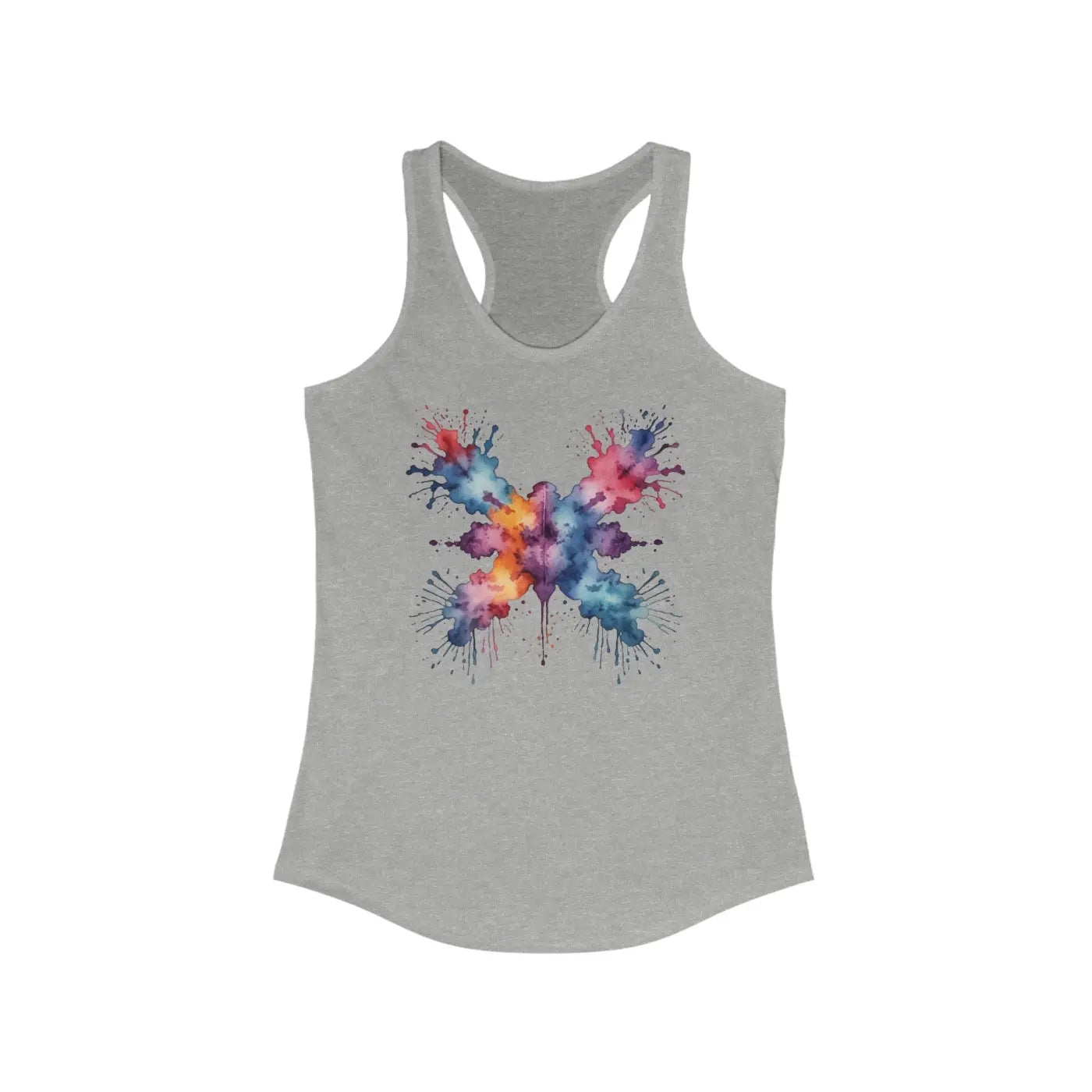 Stunning Vibrant Abstract Tank Top - Flattering Racerback Cut - DipaliZ