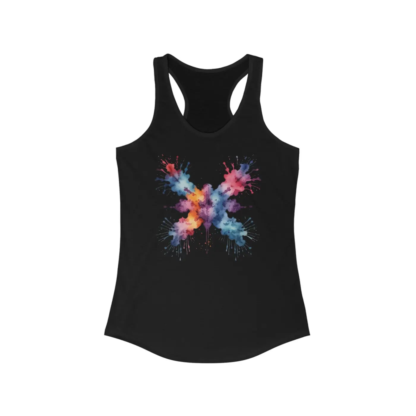 Stunning Vibrant Abstract Tank Top - Flattering Racerback Cut - DipaliZ
