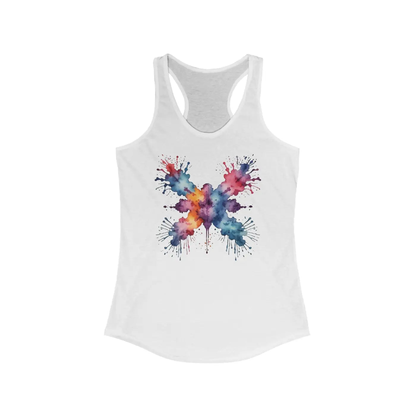 Stunning Vibrant Abstract Tank Top - Flattering Racerback Cut - DipaliZ