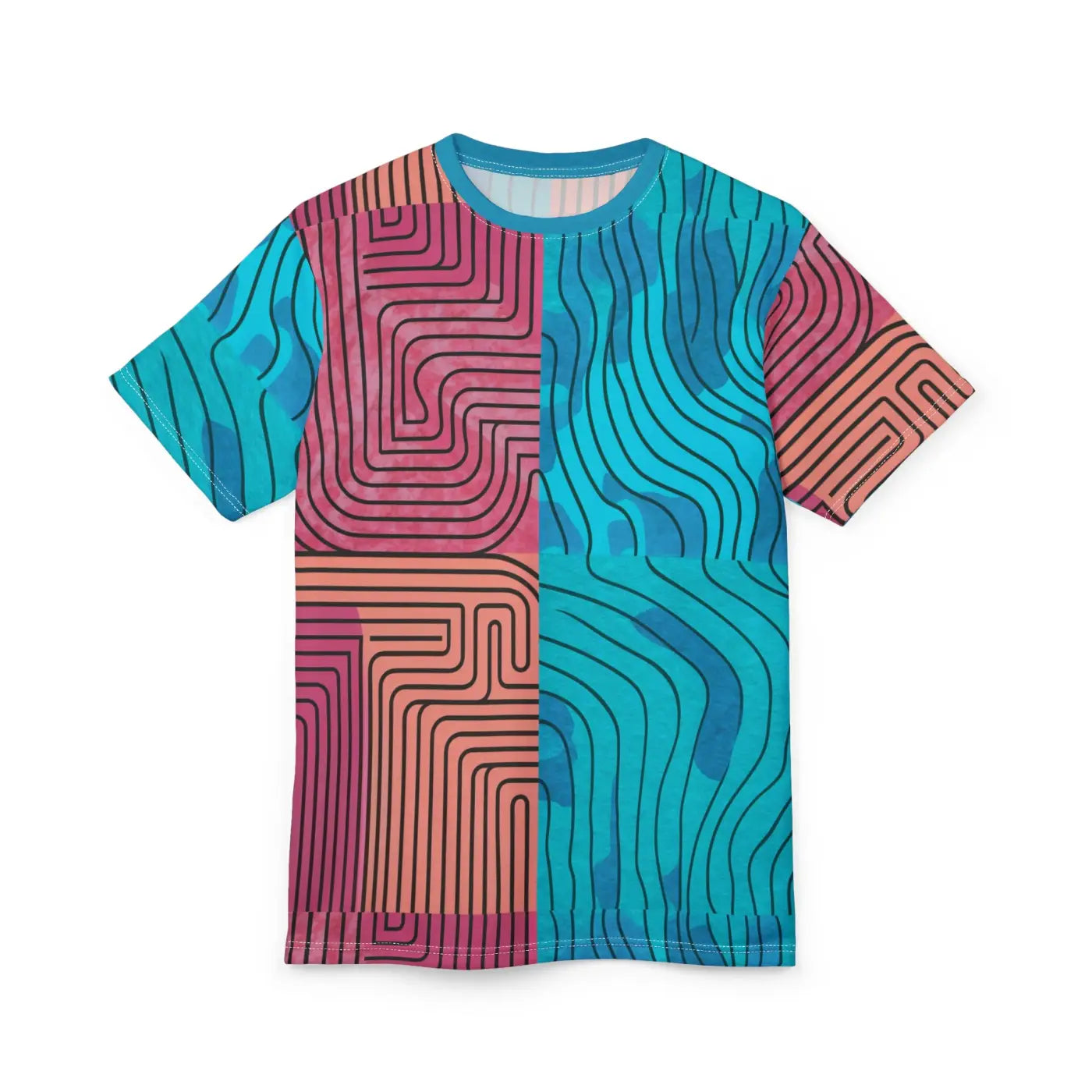 Versatile T-Shirt - Light Fabric Casual Wardrobe Essential - DipaliZ