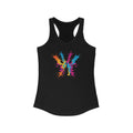 Vibrant Abstract Racerback Tank - Slim Fit Activewear - DipaliZ