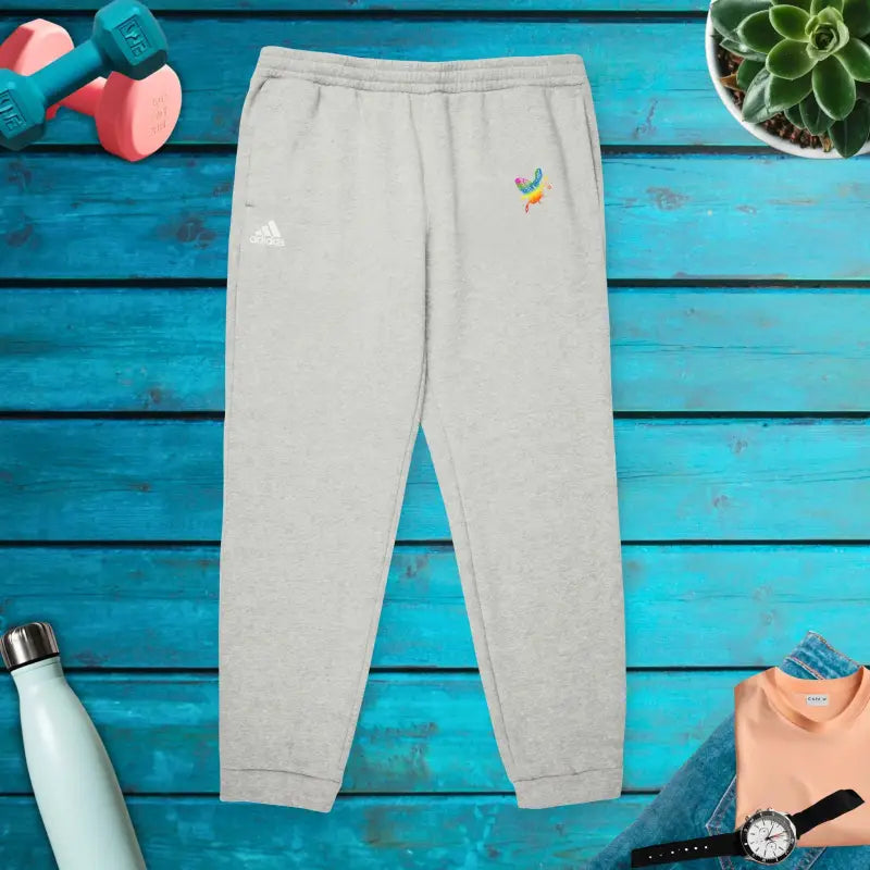 Vibrant Butterfly Unisex Fleece Joggers - Comfort Fit - DipaliZ