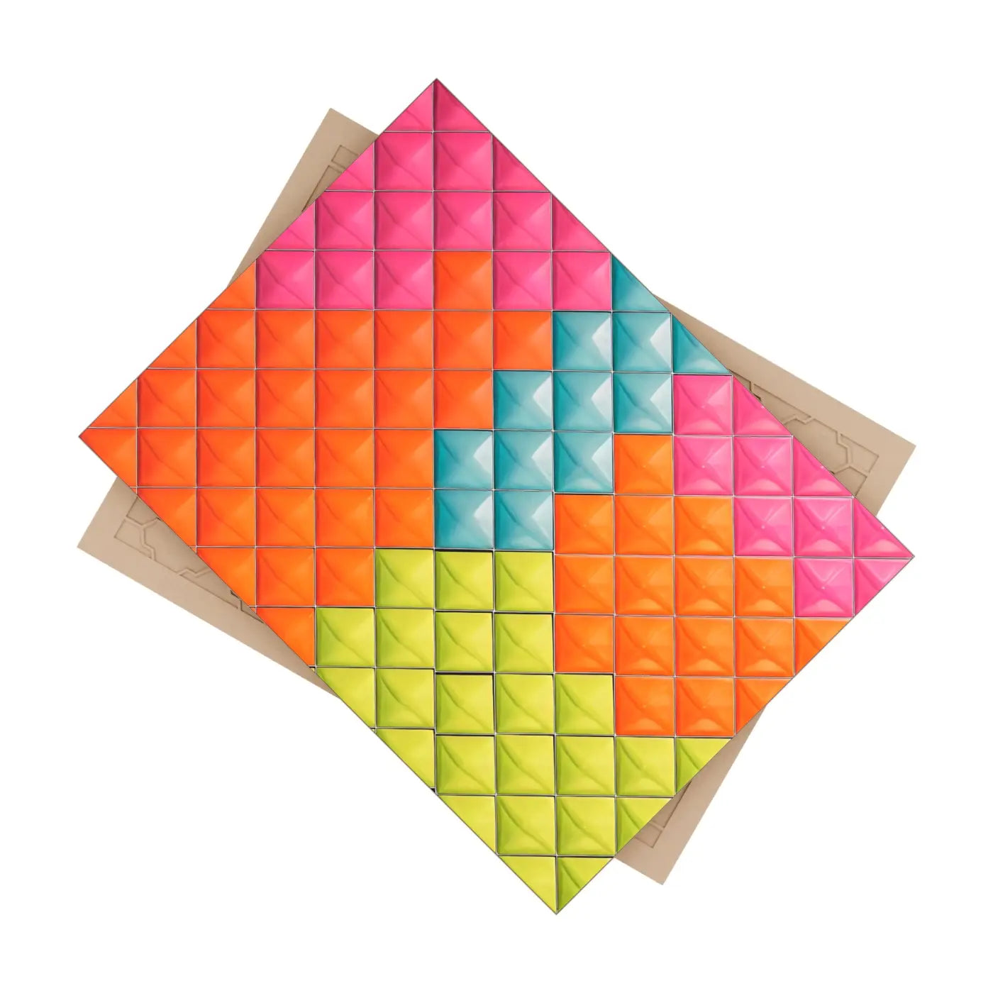 Vibrant Colored Abstract Ceramic Photo Tiles - Wall Decor - DipaliZ