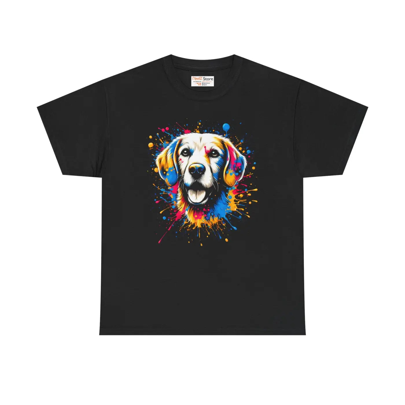 Dog Lover Tee - Fun Animal Art Design - DipaliZ