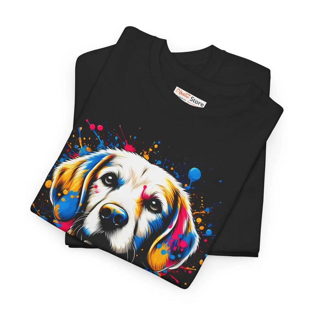 Dog Lover Tee - Fun Animal Art Design - DipaliZ