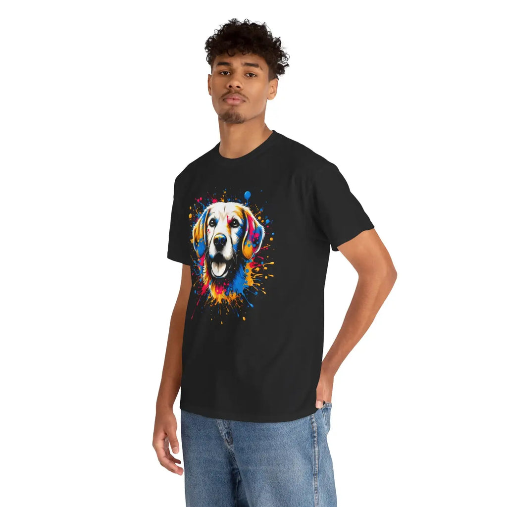 Dog Lover Tee - Fun Animal Art Design - DipaliZ