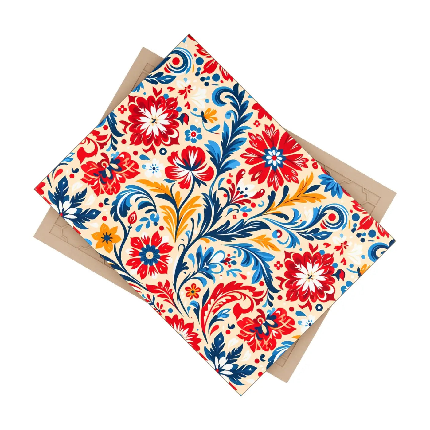 Vibrant Floral Ceramic Photo Tile - Wall Art Decor - DipaliZ
