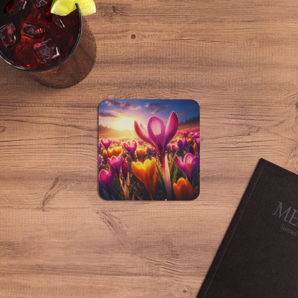 Vibrant Floral Coasters - Bold Home Decor Accent - DipaliZ