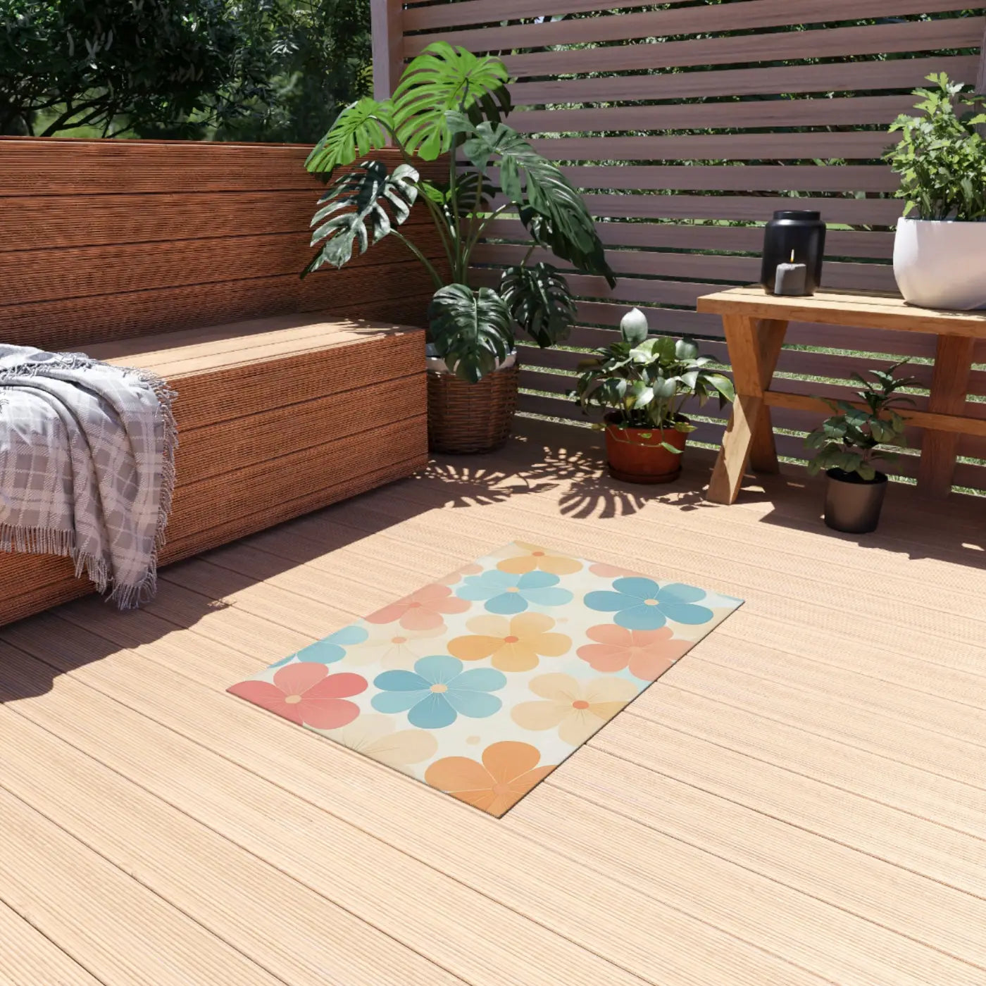 Outdoor Rug Today - Cozy Garden Escape Design - DipaliZ