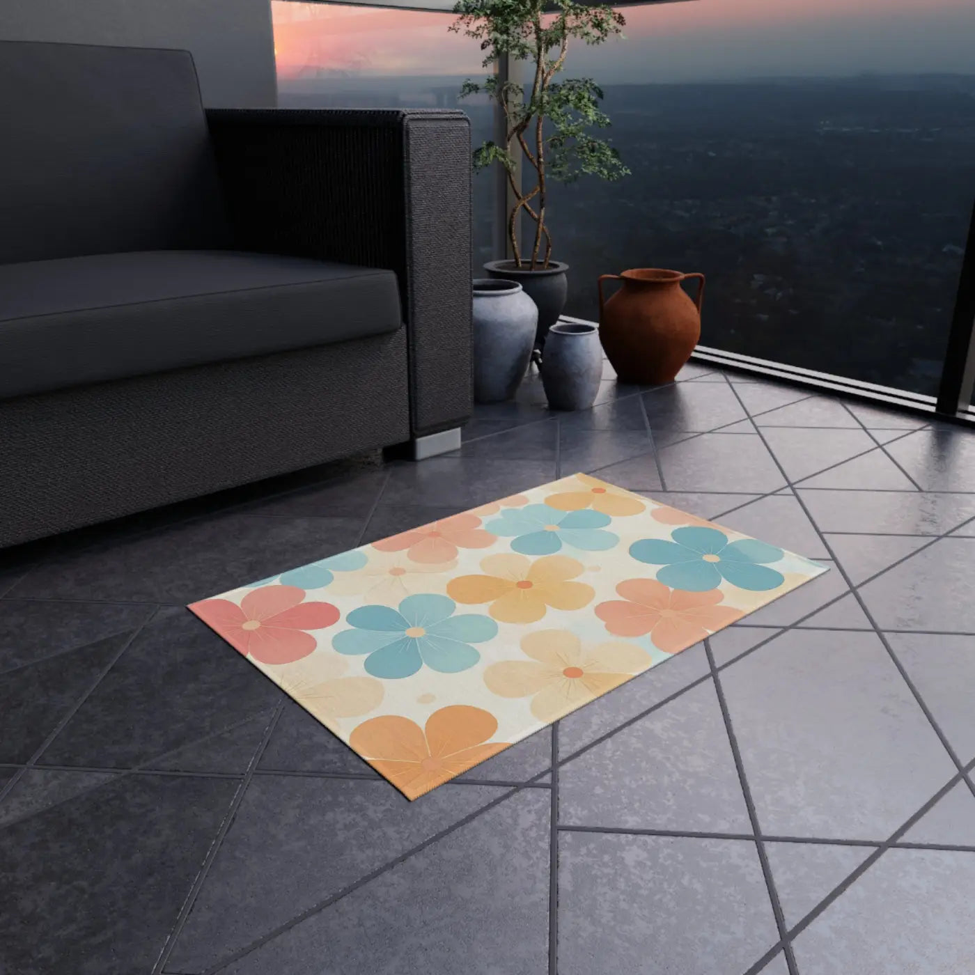 Outdoor Rug Today - Cozy Garden Escape Design - DipaliZ