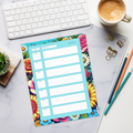 Vibrant Flower Daily Planner - Ultimate Organization - DipaliZ