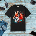 Vibrant Fox Graphic Unisex Colorful Tee - Bold Statement - DipaliZ
