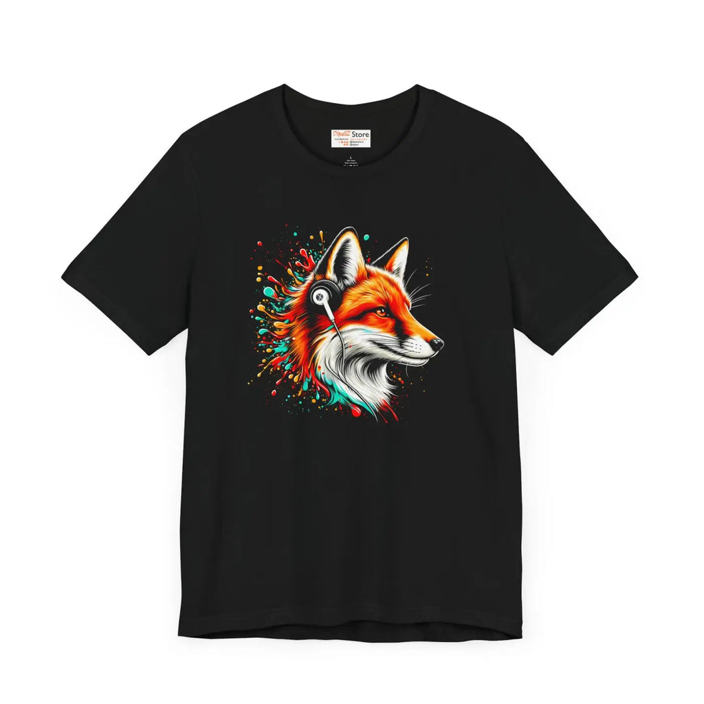 Vibrant Fox Graphic Tee - Stylish Casual Wear - DipaliZ