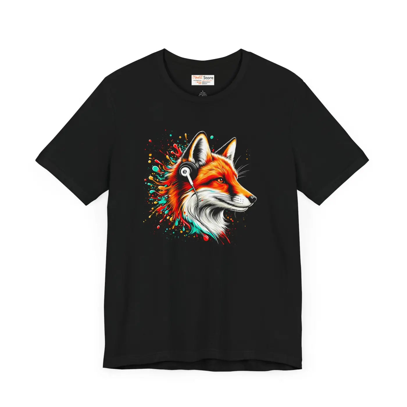 Vibrant Fox Graphic Tee - Stylish Casual Wear - DipaliZ