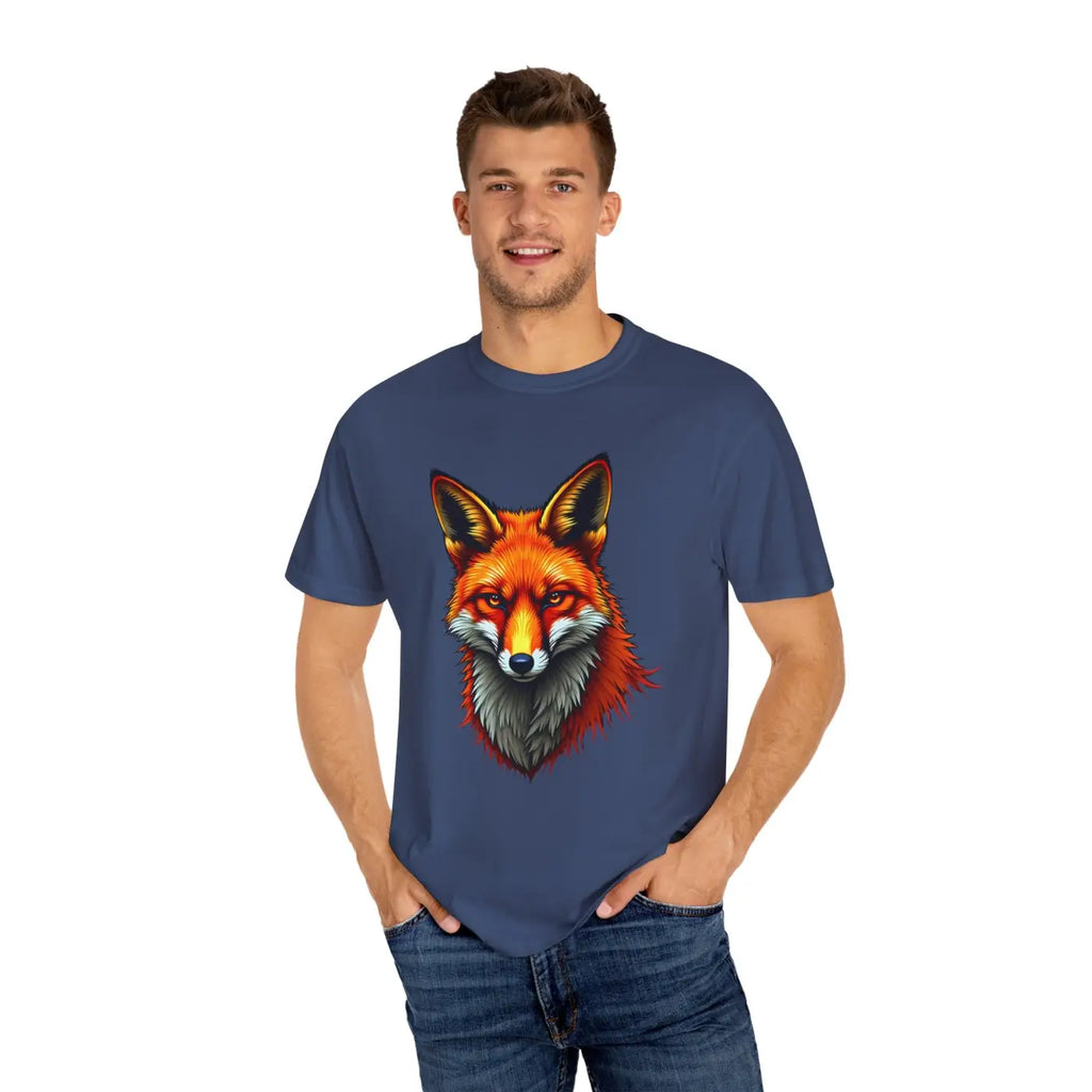 Vibrant Fox Graphic Unisex Tee - Bold Nature Design - DipaliZ
