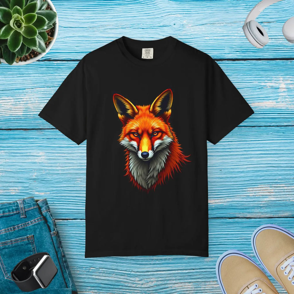 Vibrant Fox Graphic Unisex Tee - Bold Nature Design - DipaliZ