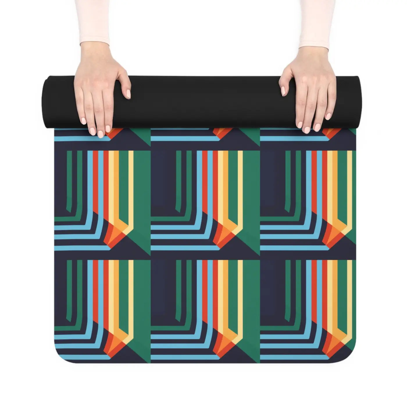 Vibrant Rubber Yoga Mat - Anti-Slip Ultimate Grip - DipaliZ