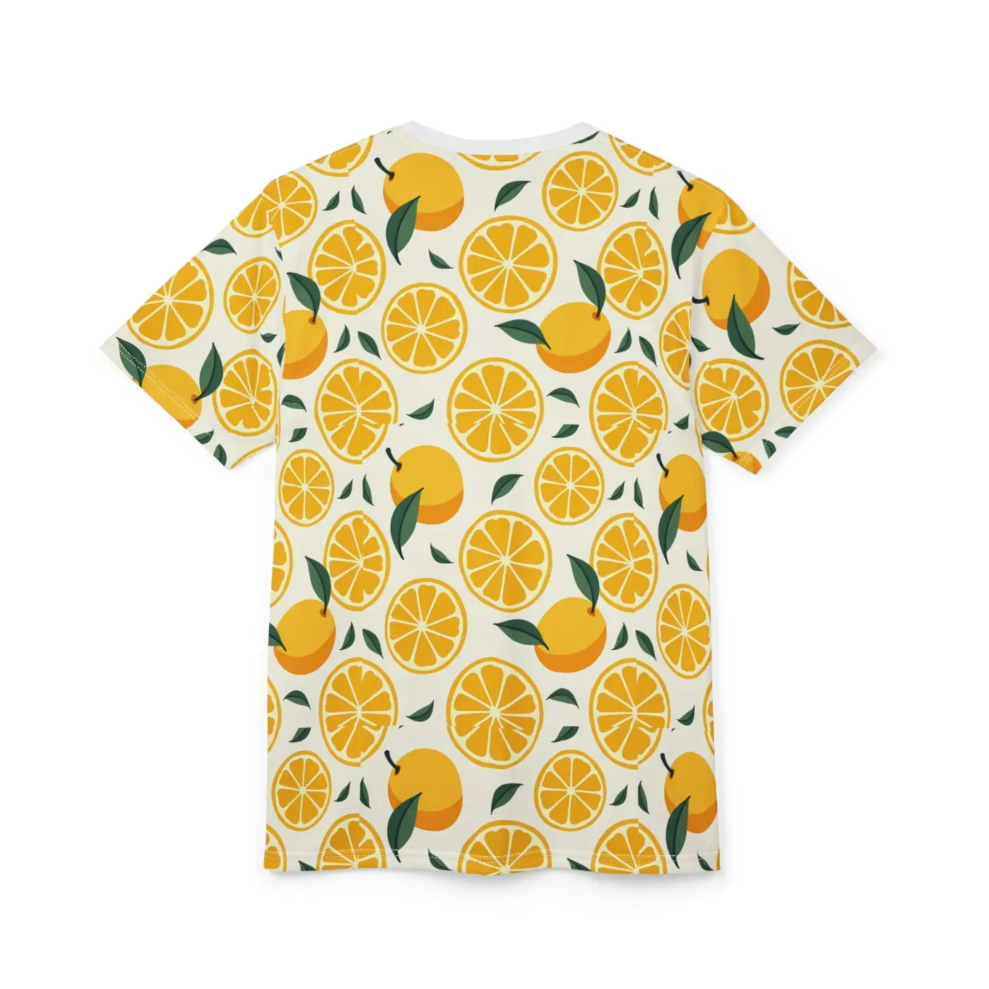 Vibrant Lemon Print Tee - Citrus Summer Style - DipaliZ