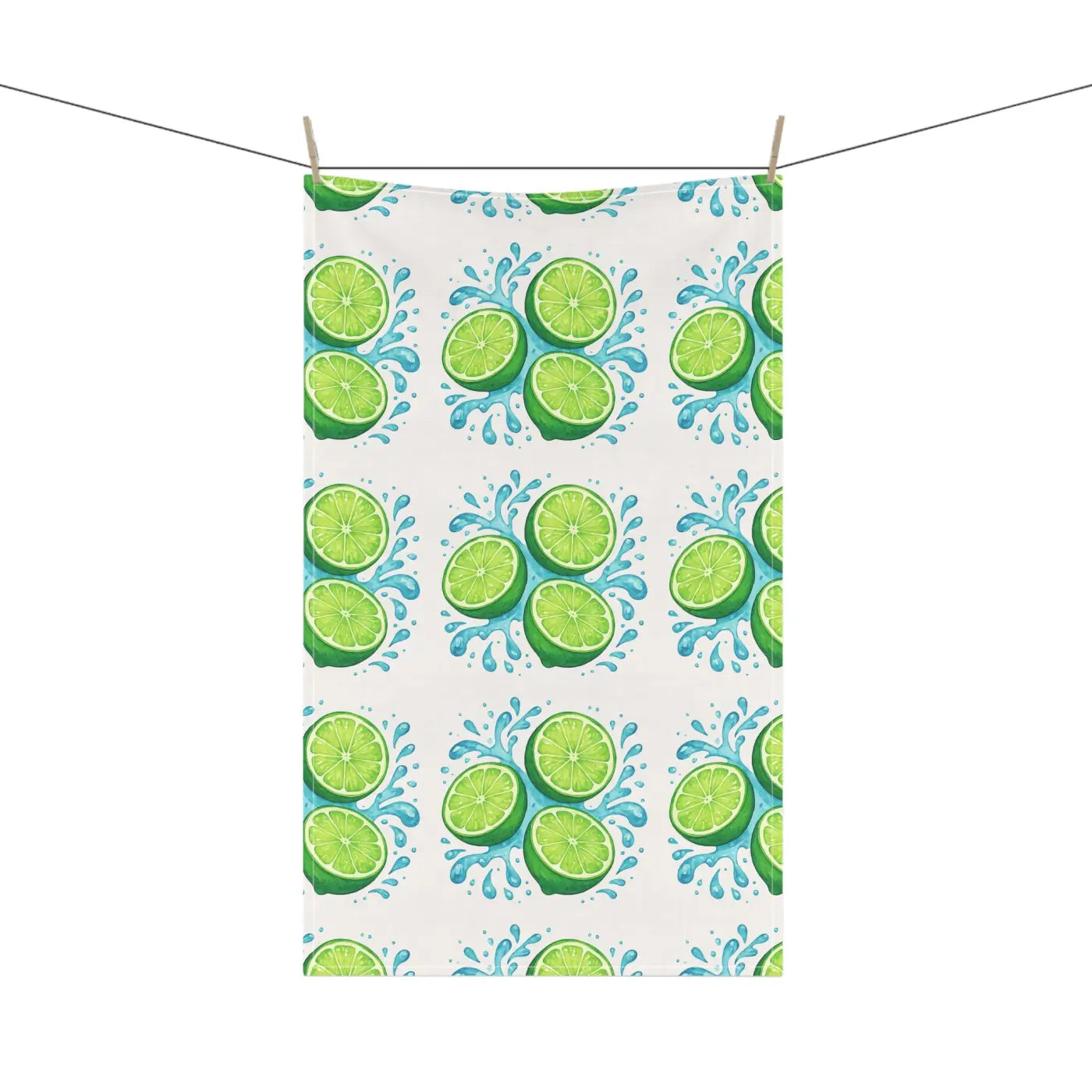 Premium Vibrant Lime Tea Towels - Slice Tea Helpers - DipaliZ