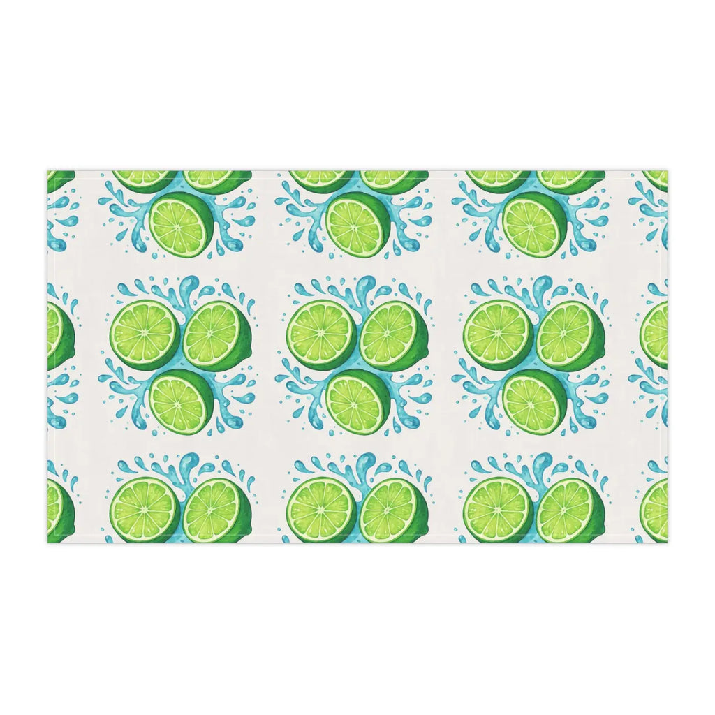 Premium Vibrant Lime Tea Towels - Slice Tea Helpers - DipaliZ