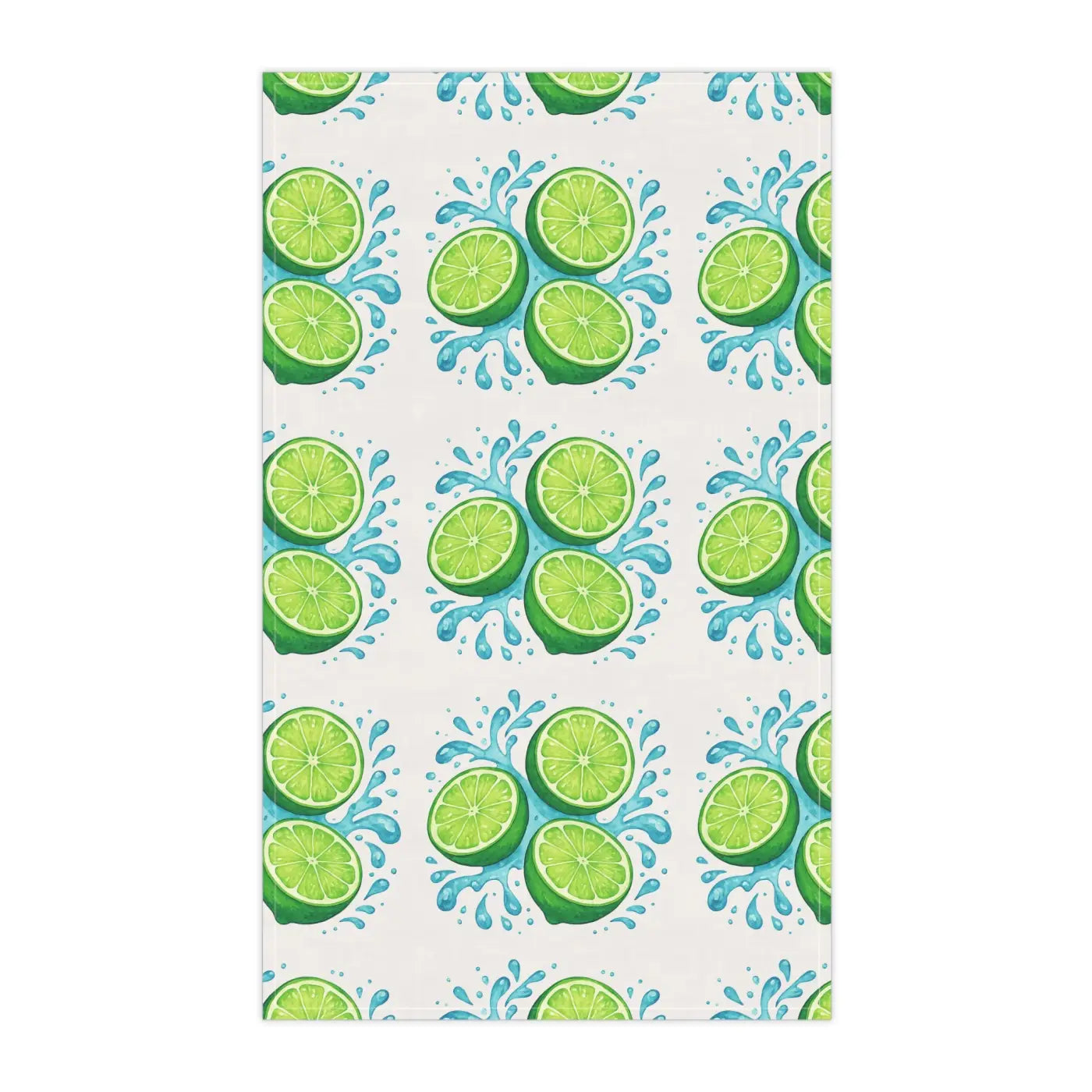 Premium Vibrant Lime Tea Towels - Slice Tea Helpers - DipaliZ